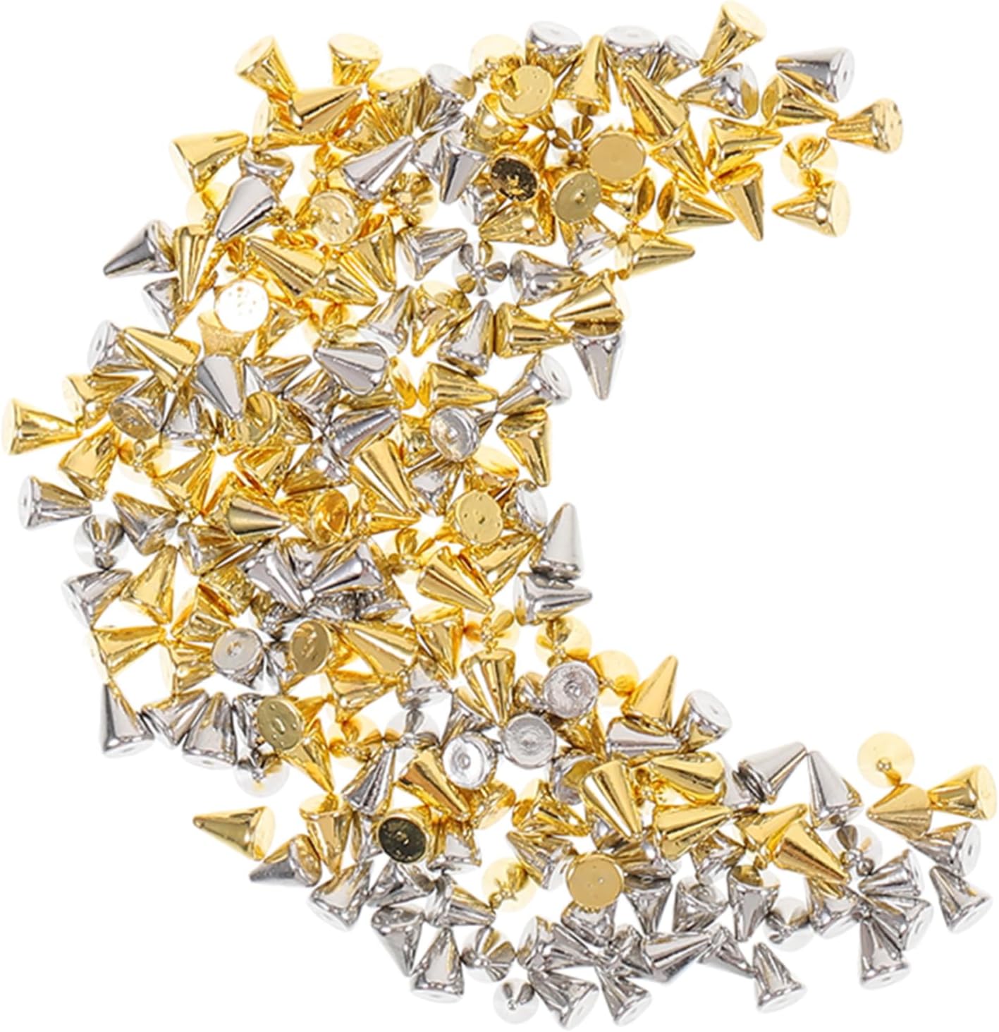 Mikinona 3sets Nail Charms and Gems Decorative Nail Art Charms for DIY Crafts Manicure Ornaments 200pcs*3