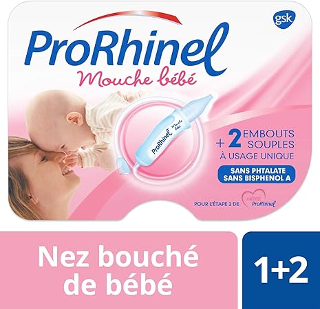 Amazon Com Prorhinel Mouche Bebe A Embouts Souples 2 Embouts Health Household