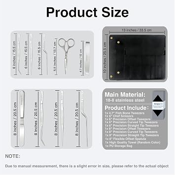 | Pastry Chef's Plating Tools Culinary Set | 10 Piece Professional Pastry Chef Plating Utensils | Spatula, Tweezers, Chef Scissors for Biscuit Decoration, Platig | Stainless Steel (Silver)