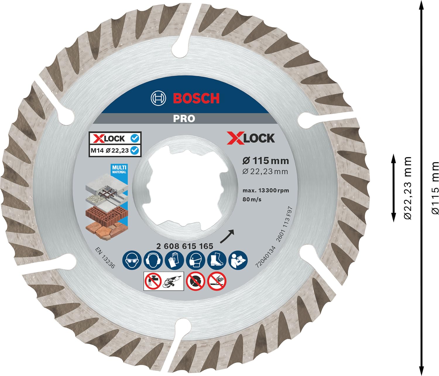 Bosch Professional Cutting Disc Standard (Universal, X-Lock