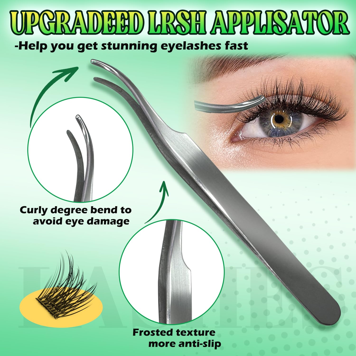 Self Adhesive Lash Clusters, 240 Pcs Individual Eyelashes No Glue Needed, 8–16mm Fluffy Wispy Cluster Lashes, DIY Lash Extension Kit for Natural Volume Look with Tweezers