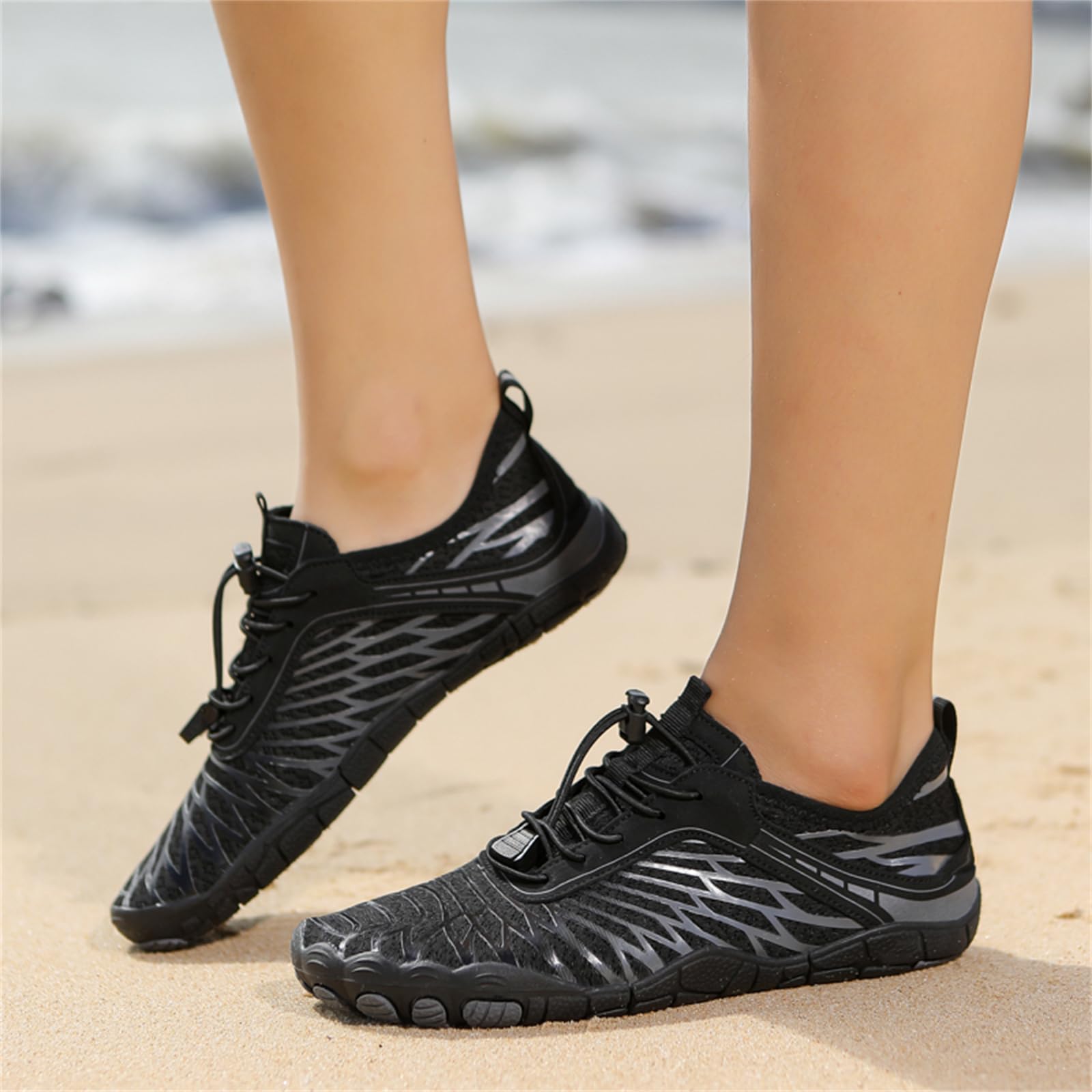 Bronoir Skin Pro with Copper - Grounding Allround Barefoot Shoes Atmungsaktive Barfußschuhe für Männer und Frauen Zero Drop Trail Running Schuhe mit breiter Zehe