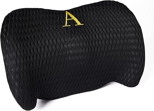 Almohada lumbar inicial, almohada de apoyo lumbar personalizada para silla de oficina, asiento de automóvil, almohada ergonómica de espuma