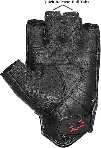Miniatura 3 de Guantes de piel con dedos completos para motocicleta, teléfono táctil, guantes de moto para mujereshombres, M