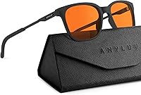 Vista 18 de ANYLUV Blue Light Glasses for Men, Lightweight Computer Gaming Glasses, Stylish Anti Eyestrain Blue Light Blocking Men