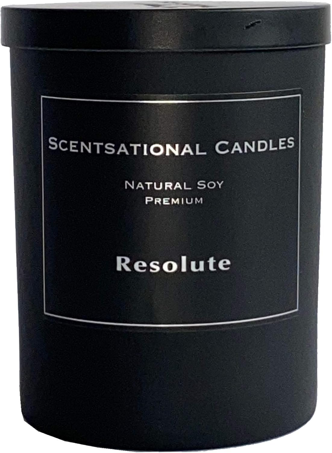 Scensational Candles Resolute Candle, Black Home & Kitchen