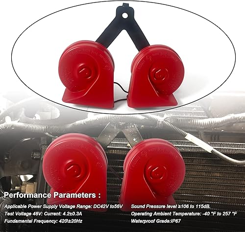 Miniatura 3 de Conjunto de bocina con soporte y enchufe compatible con Ford F-150 2015-2023 Expedition 2018-2023