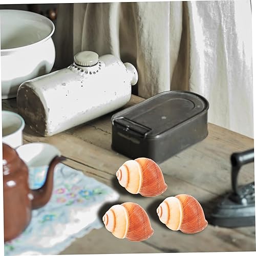 Miniatura 2 de 5 unidades de caracol natural Escargot para hornear diseño de aislamiento térmico para restaurantes, uso doméstico, seguro para horno, microondas,