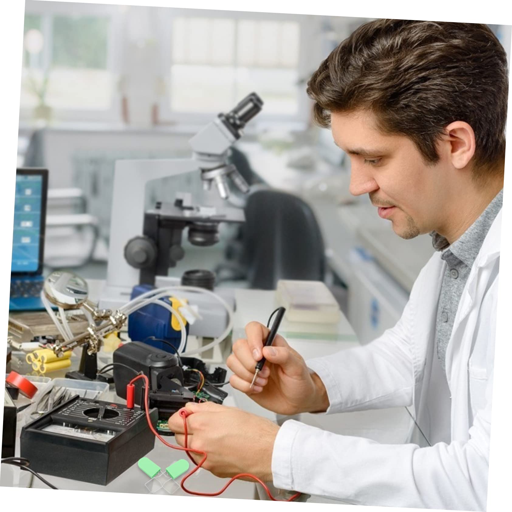 JECOMPRIS 100pcs Plastic Tags Padlock Data Cable Organizers Wire Organizer Safety Seal Tamper Evident