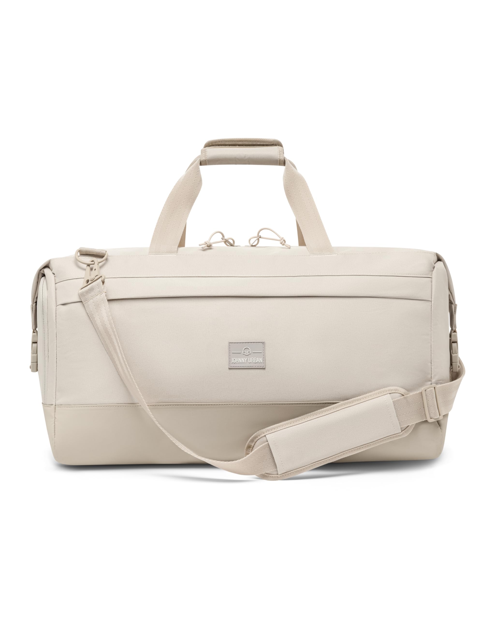 Johnny Urban Borsa da Viaggio Uomo Donna Beige - Milan - Borsa Palestra per Sport, Piscina, Padel, Calcio - Duffel Bag per Scarpe da Viaggio - 35L - Tracolla Regolabile - Idrorepellente