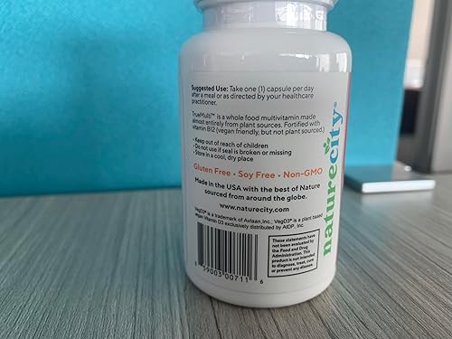 Miniatura 8 de NatureCity TrueMulti Multivitaminas diarias para adultos a base de plantas (30 cápsulas vegetales) vitaminas uno al día, vitamina diaria para