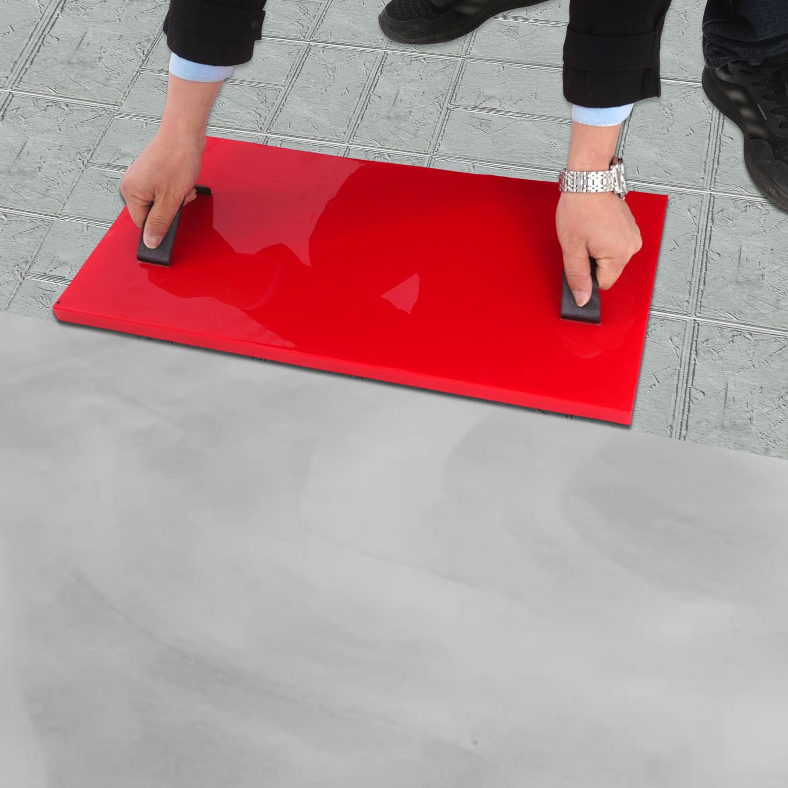 Betonstempel, Schalungsform Beton, Betonstrukturmatte, Dekorative Beton-Zement-Abdruck-Textur Stempelmatte, 60 x 30cm, Ideal für Garten, Garagen, Gehwege und mehr
