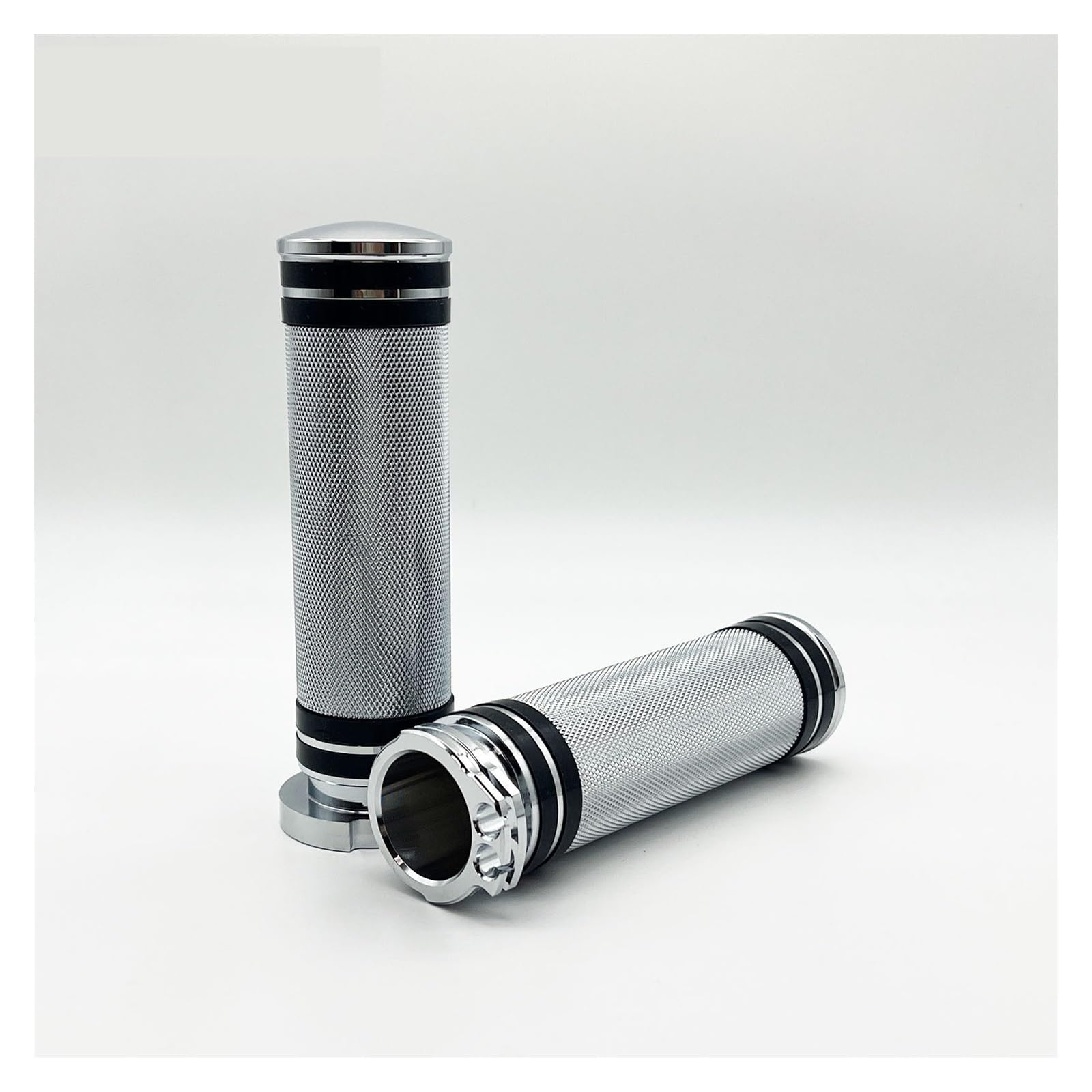 Empuñaduras De Manillar para Motocicleta De 1 Pulgada Y 25mm, Empuñaduras De Aluminio para Har&Ley Sportster XL 883 1200 VRSC Touring Road King Dyna Puños de Manillar