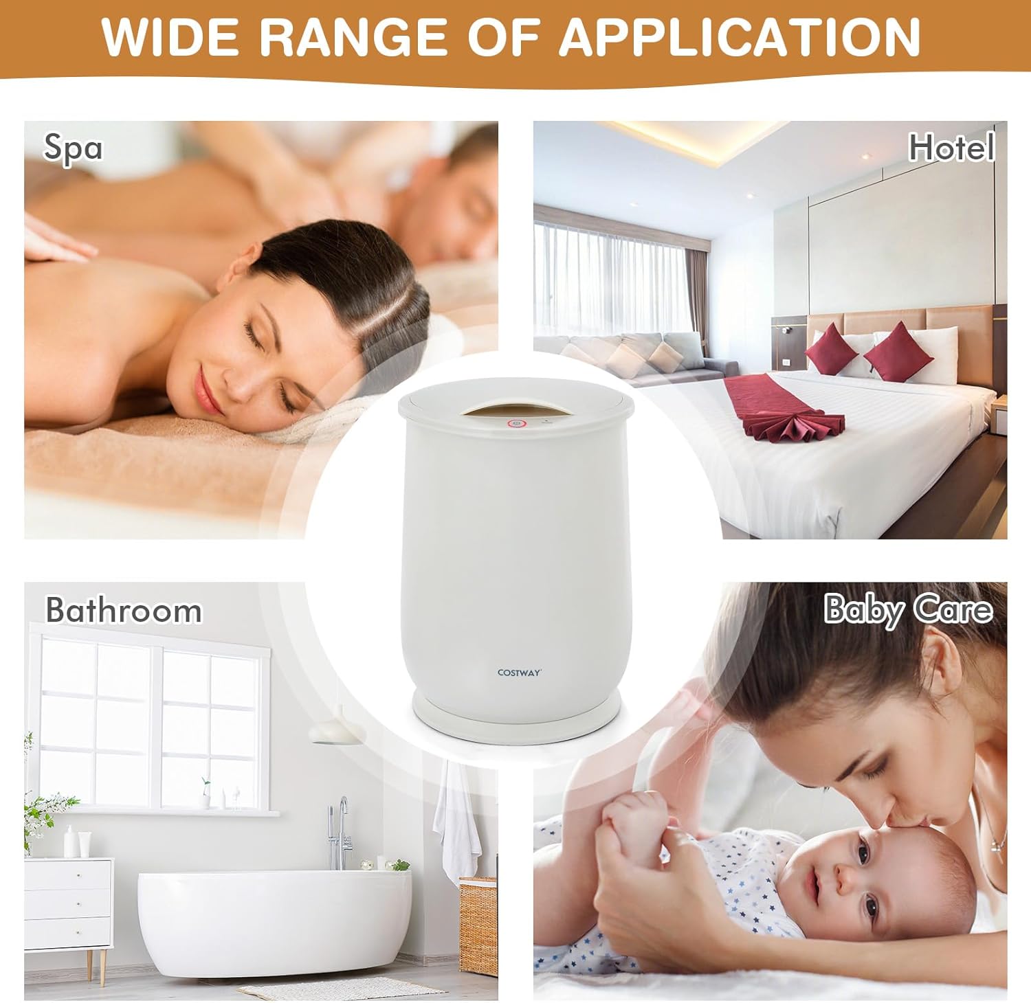 Various applications of the towel warmer
