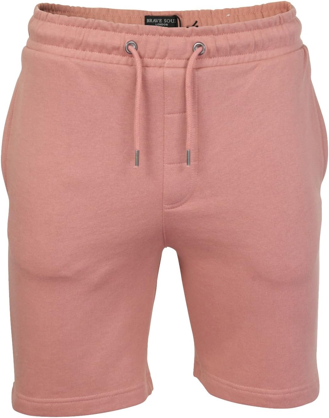 BRAVE SOULMens Jogger Shorts by Brave Soul 'Tarley' (Winter Pink)