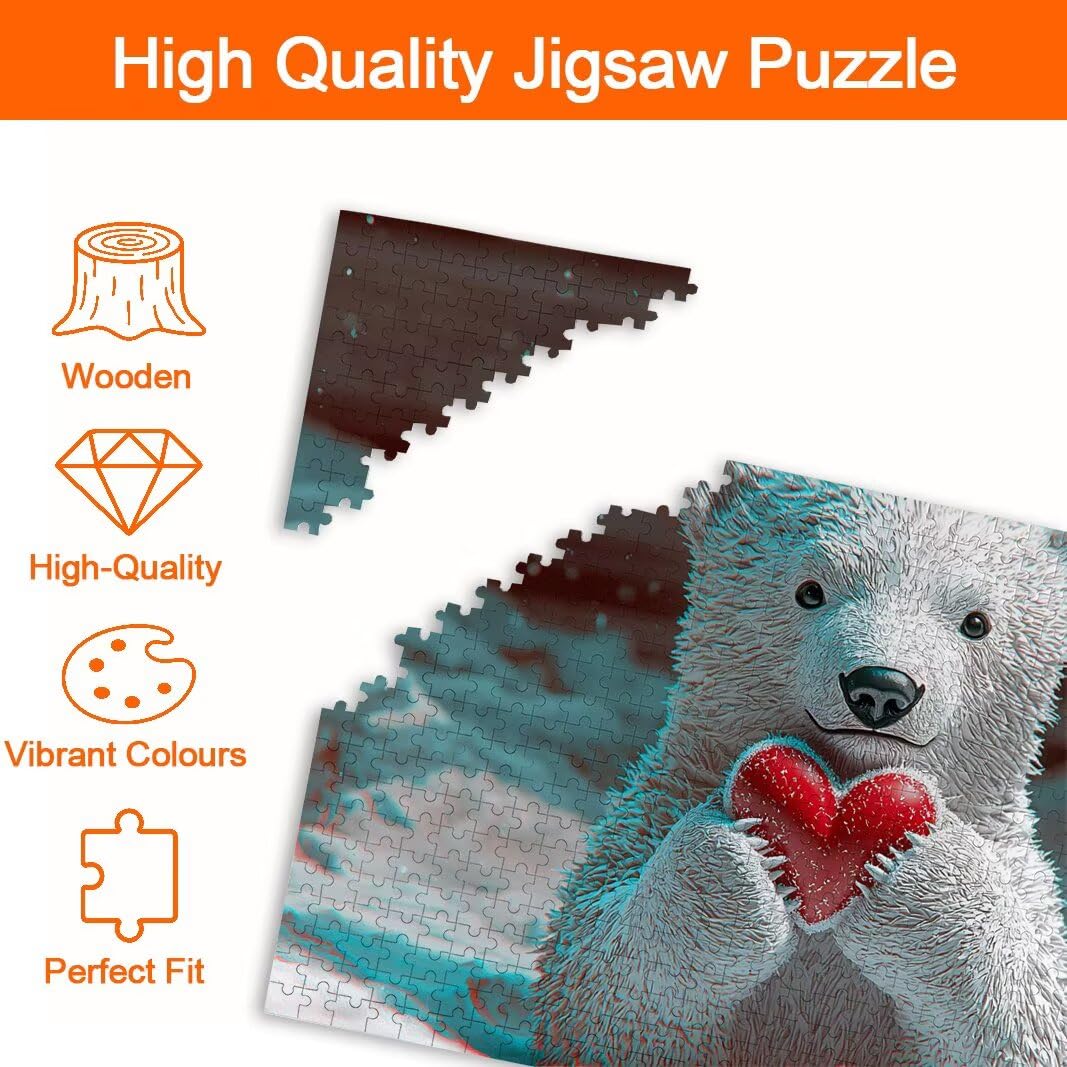 Puzzle 2000 Teile, Tragen Puzzle Erwachsene, Holzpuzzle, Geschenke -8624