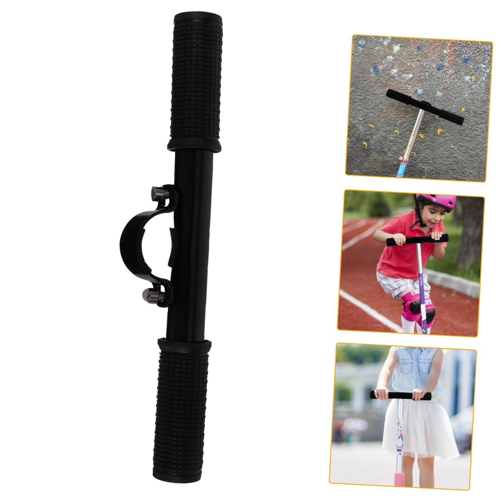 Mipcase 5 Pièces Poignée de sécurité Enfant réglable pour Trottinette électrique Poignée de sécurité réglable Barre de Remplacement Scooter poignées trotinette Electrique Acier Inoxydable