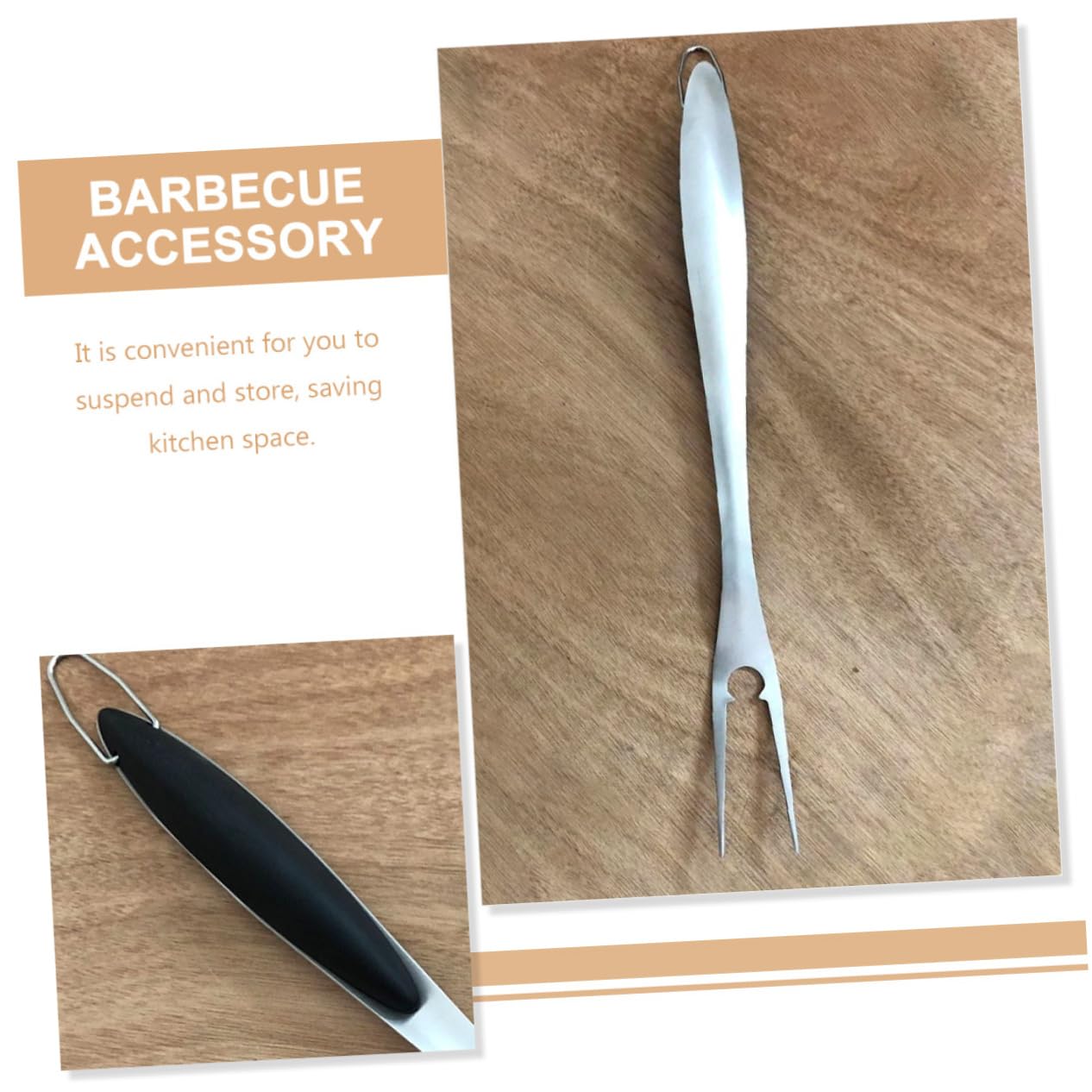 Set Utensili Barbecue in Acciaio Inox Argento Professionale | Spatola Multiuso, Pinza Portatile, Resistente All'usura e Facile da Pulire