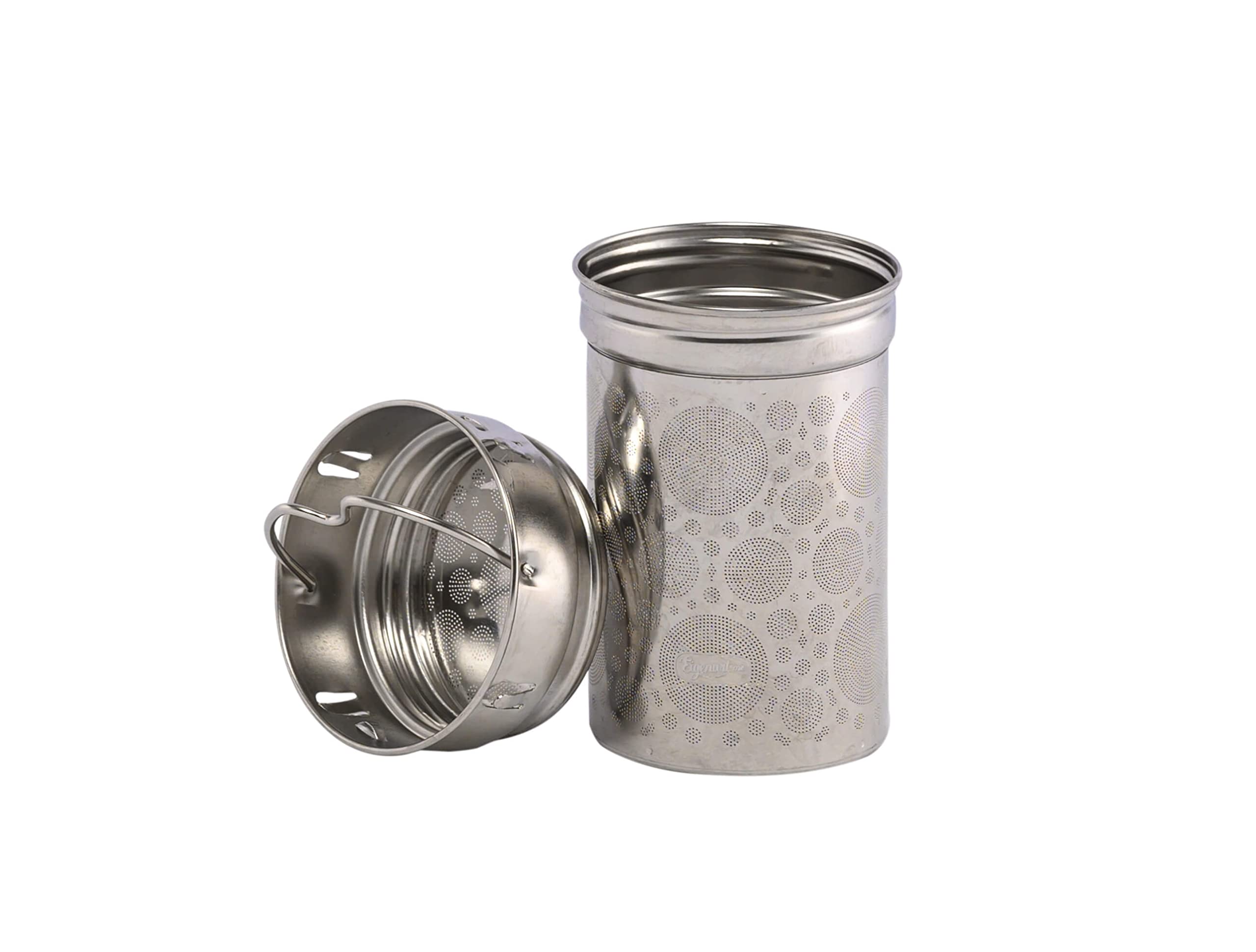 Eigenart LEEZA Rustic Flower 11016 - Borraccia termica a doppia parete, in acciaio inox, con chiusura sportiva e colino, senza BPA, 500 ml