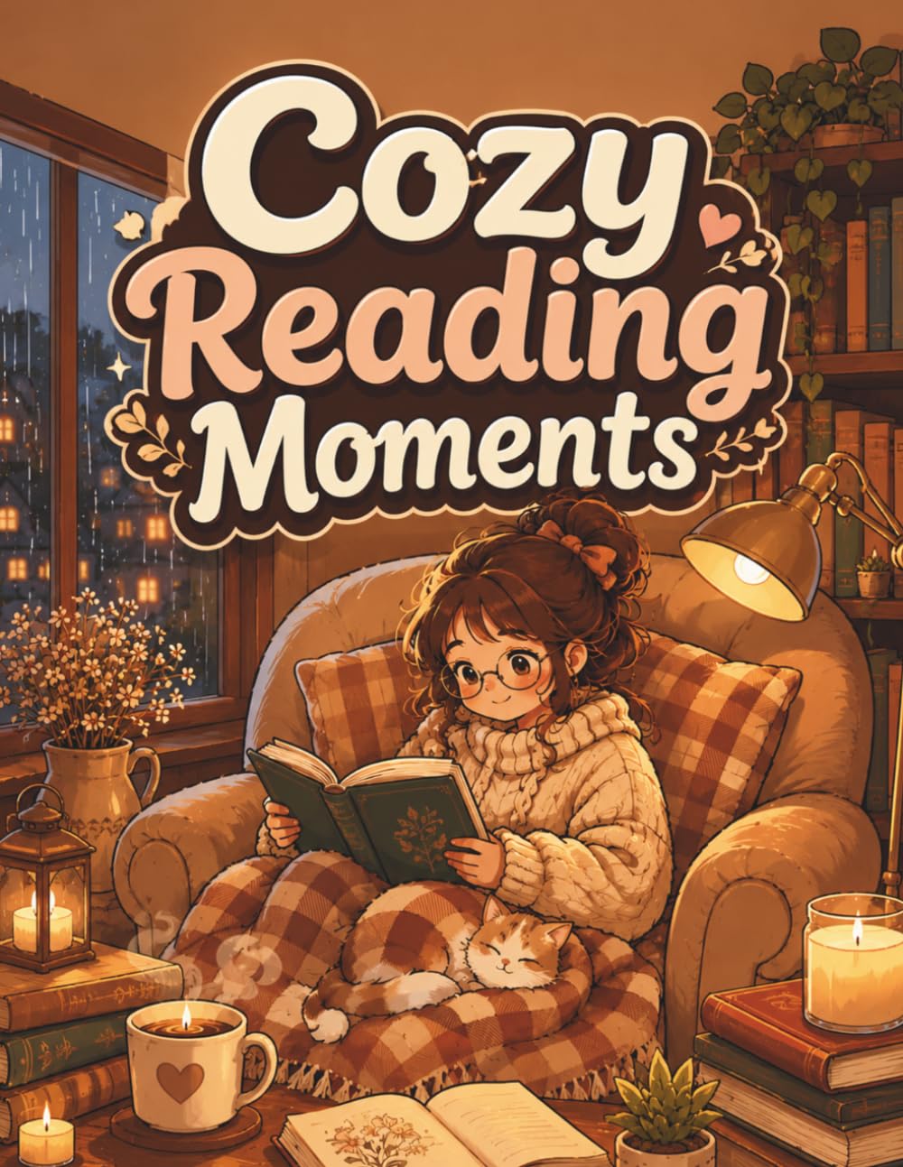 Cozy Reading Moments: Simple Indoor Scenes Inspired by Books, Warm Drinks, and Quiet Daily Life
