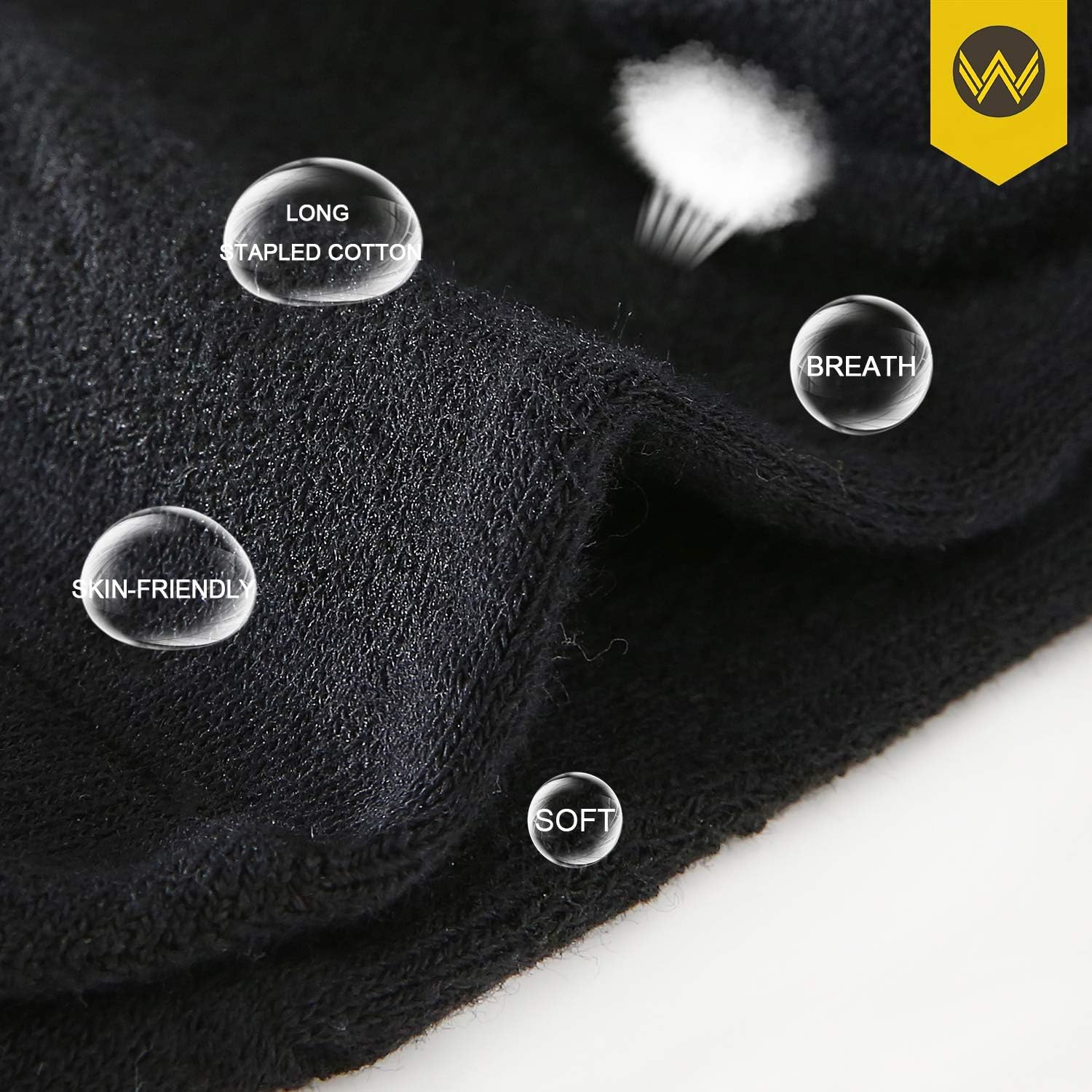 WANDER No Show Socks 10 Pairs Cotton Non Slip Low Cut Invisible Loafer Socks Men&Women Boat Liner 6-8/9-11/12-14 - Image 3