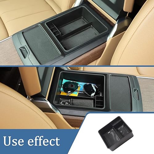 Miniatura 2 de HAPPYHORSE Organizador de reposabrazos de automóvil, caja de almacenamiento compatible con Land Rover Range Rover SportVogue 2023-2026 reposabrazos