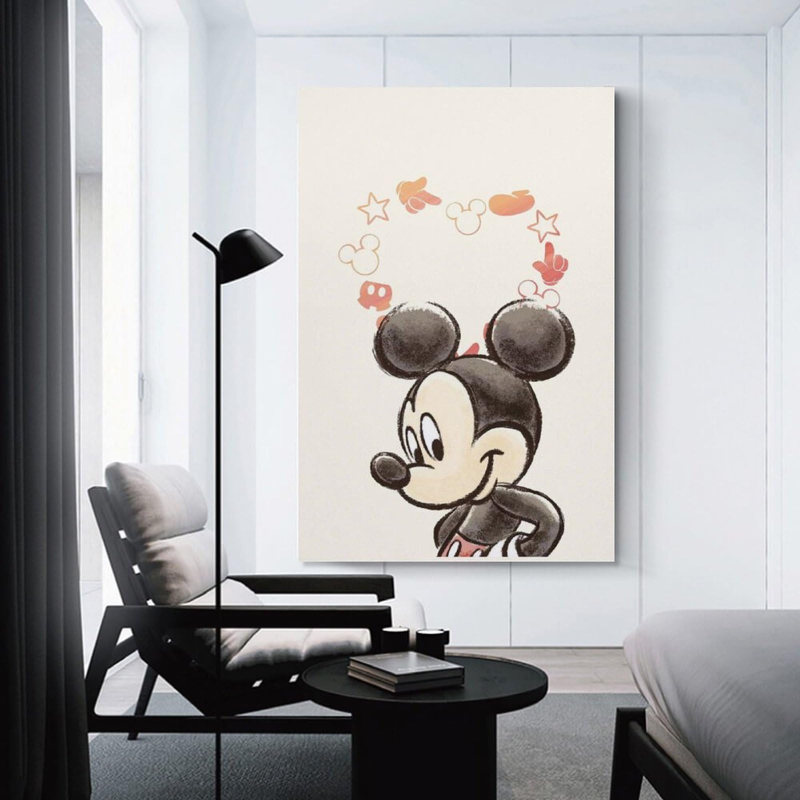 Amazon.co.jp: ミッキーマウス アートポスター 飾り絵 かわいい 