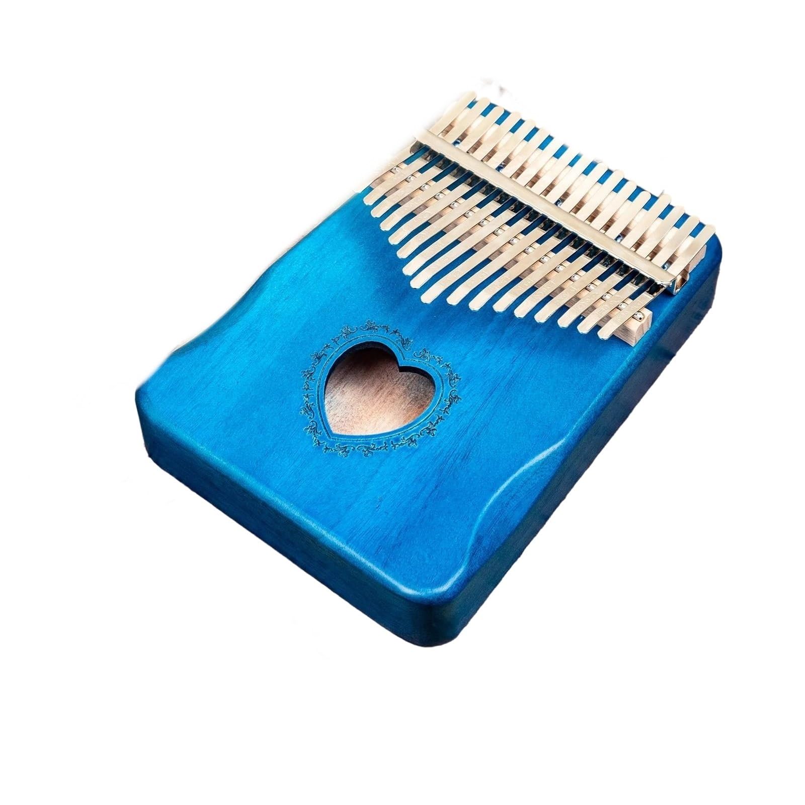Kalimba 17klawiszowy Instrument Mbira Z Korpusem Mahoniu W Zestawie Podręcznik Do Nauki I Młotki(3)