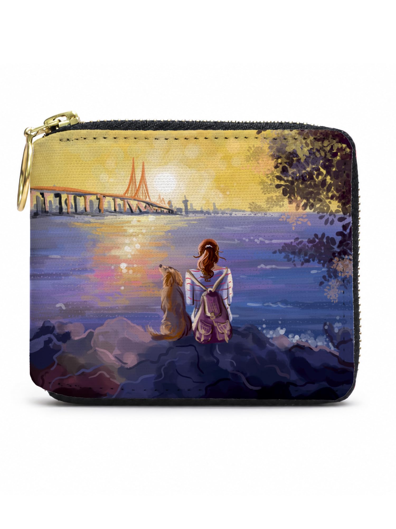 Stylish Wallets for Women | Small Wallets for Women | Bi-Fold Wallet, Zip Wallet for Women | Small Bi-Fold Purse for Women |New Horizons |Dog Lover |Memory-image-17