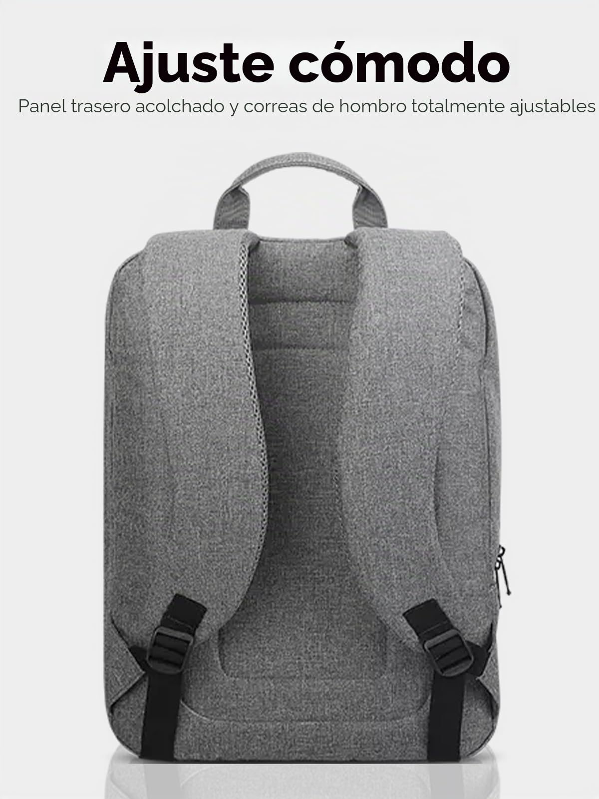 Mochila Lenovo casual para equipos portátiles de 39,6 cm (15,6") B210 (Color Gris)