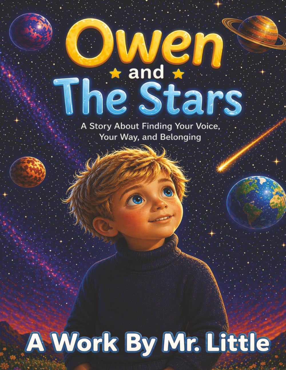 Owen and The Stars: Book For Children Aged 4-10 Teaching Self Acceptance And How To Make Friends + Bonus Workbook & Activities (Emotional Intelligence Books For Children)