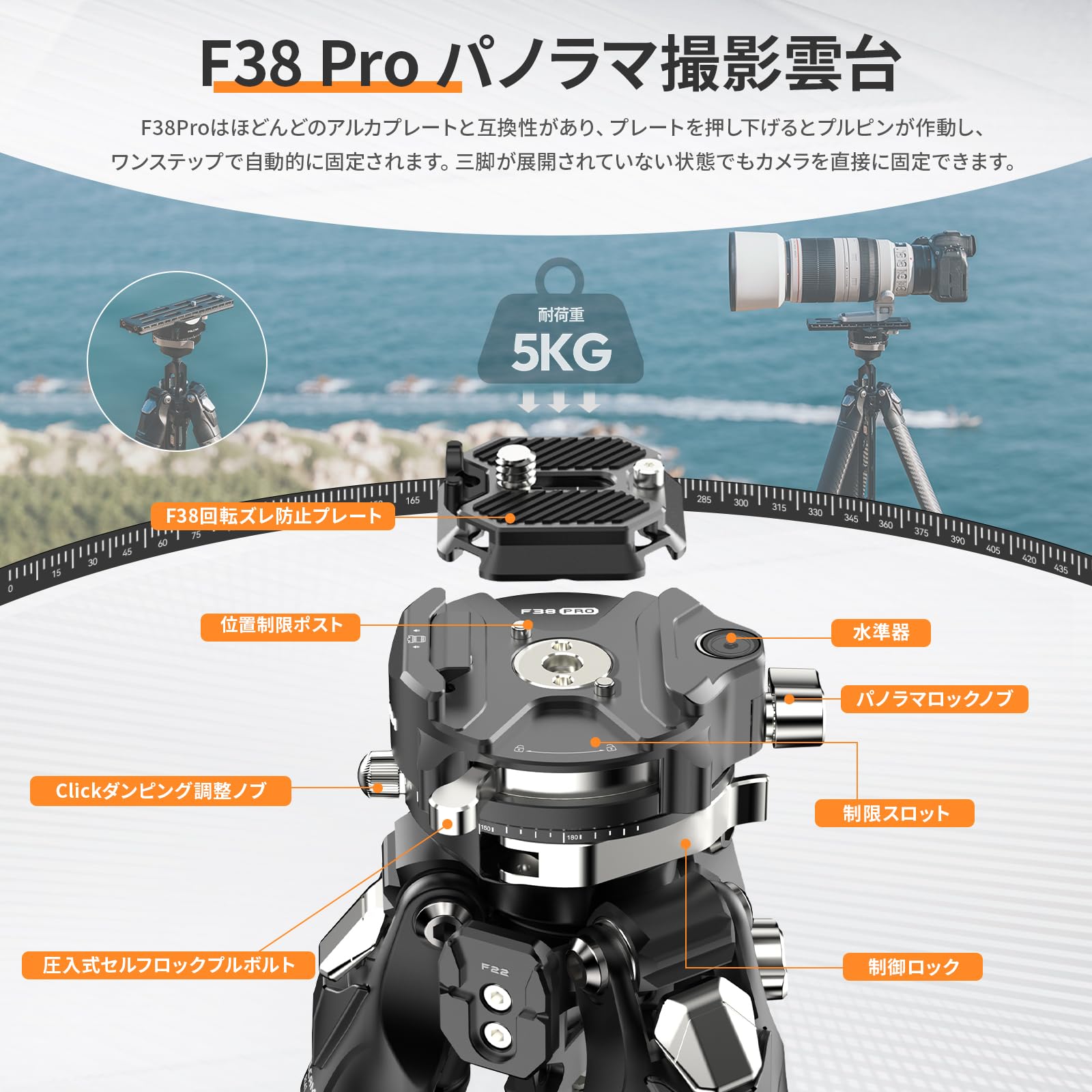 Amazon | Ulanzi FALCAM TreeRoot カーボン三脚 カメラ三脚 F38 Pro