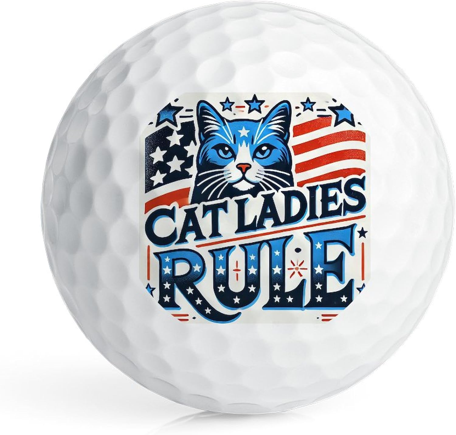 CafePress Cat Ladies Rule Novelty Golf Balls (Pk of 12)