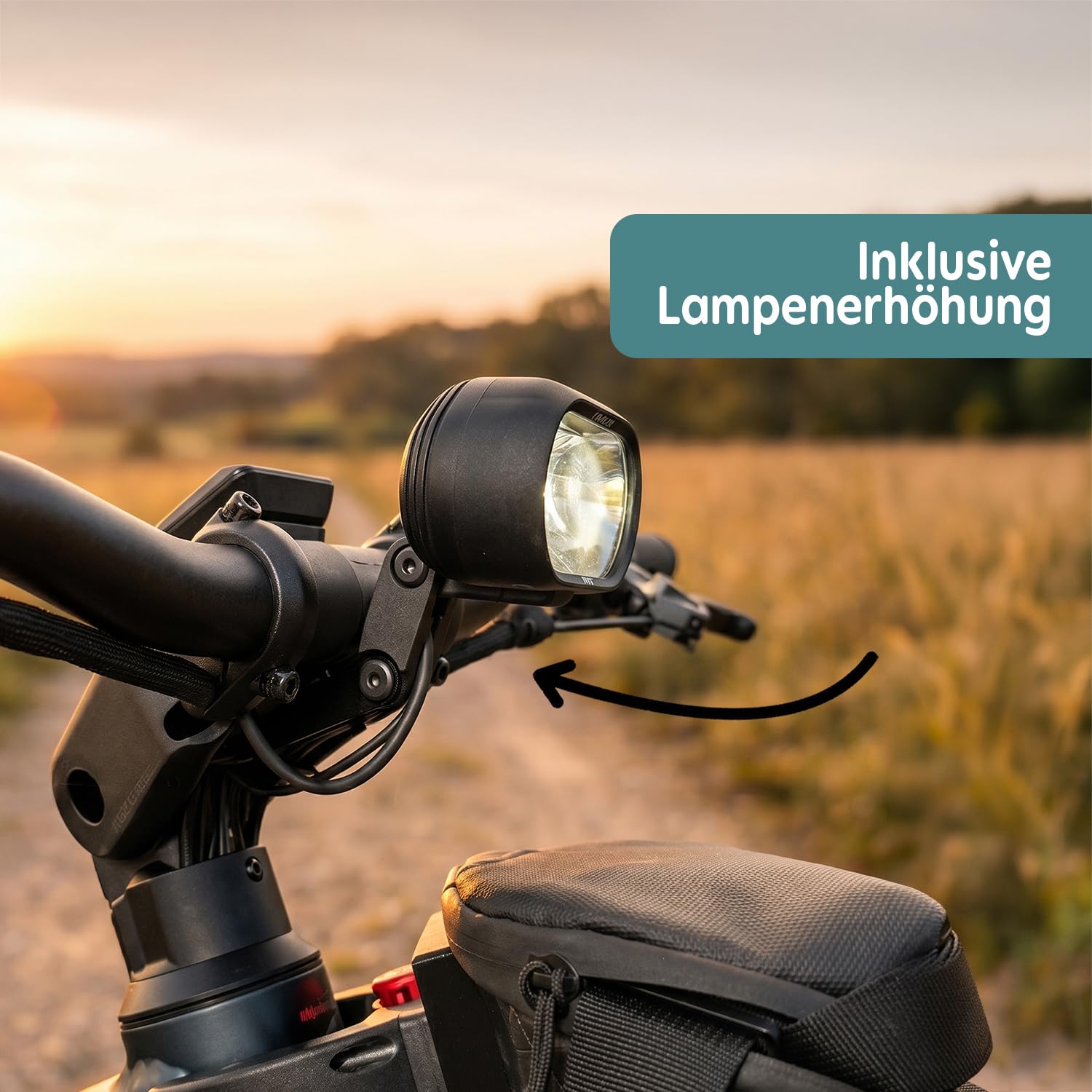 Adapter für Riese & Müller E-Bikes - Klickfix Lenker Adapter E einfach am Fahrrad montieren Zubehör