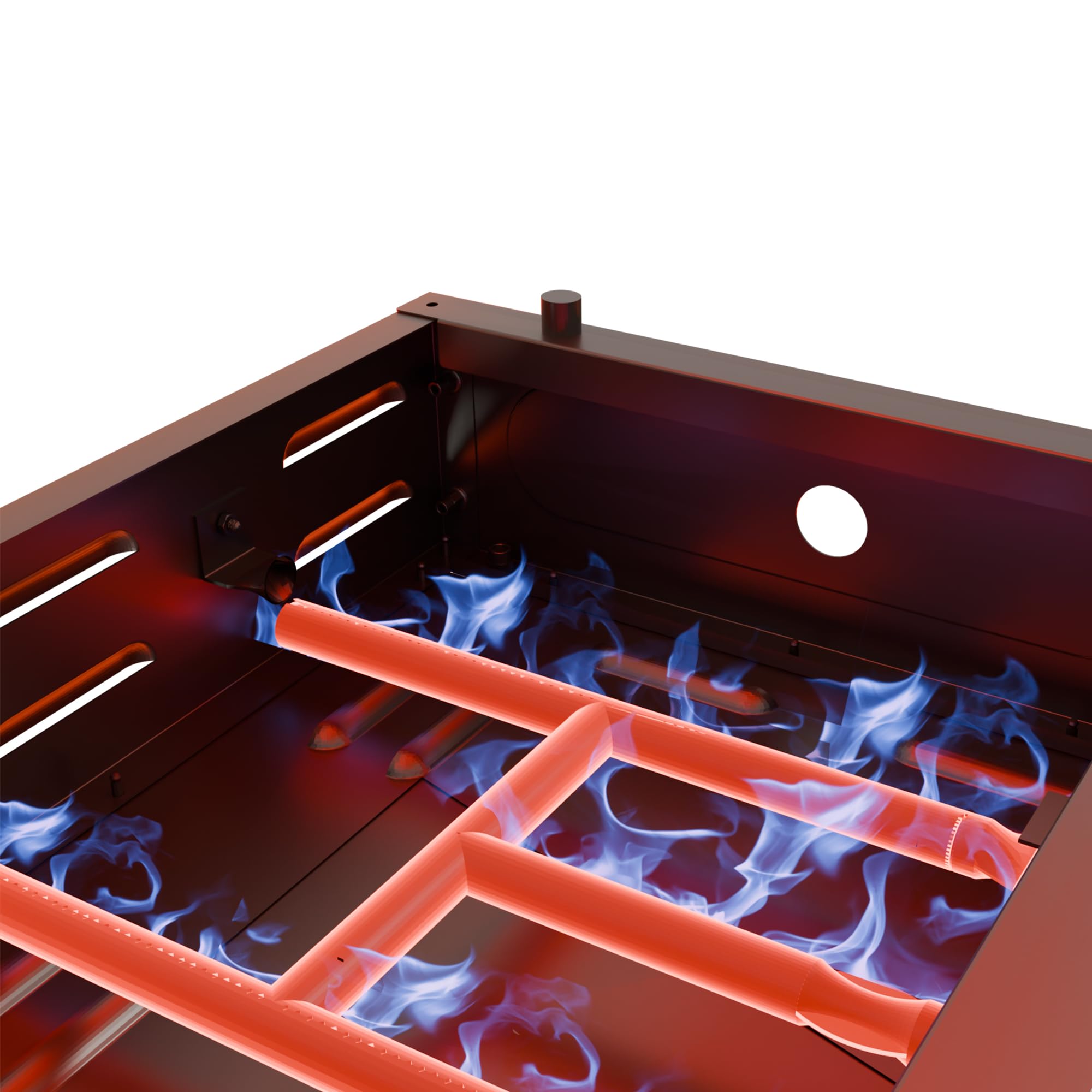 Tabletop Griddle Portable 3-Burner Propane Gas Flat Top Grill Outdoor CookingBBQ