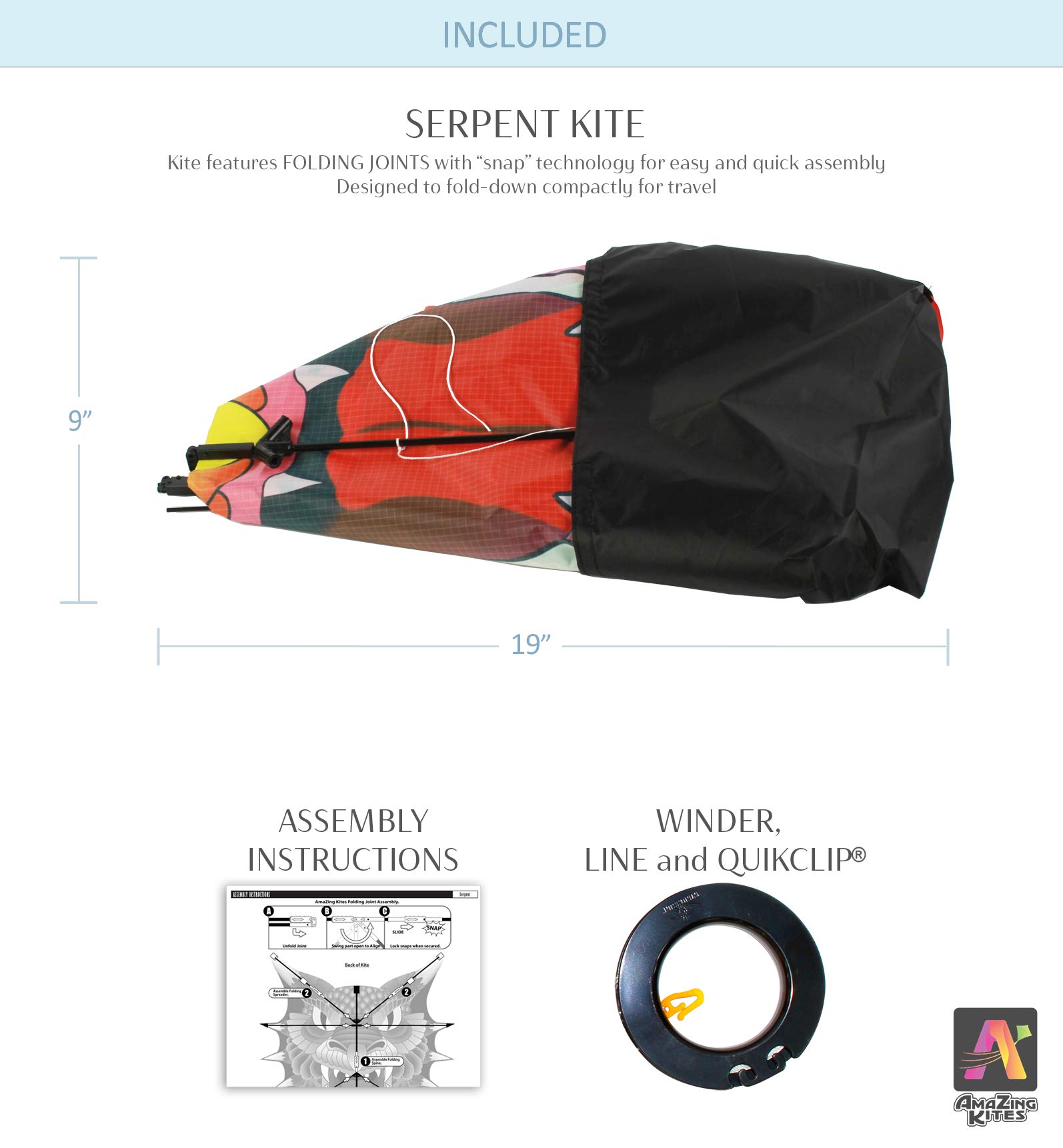 AmaZing Kites Serpent 337