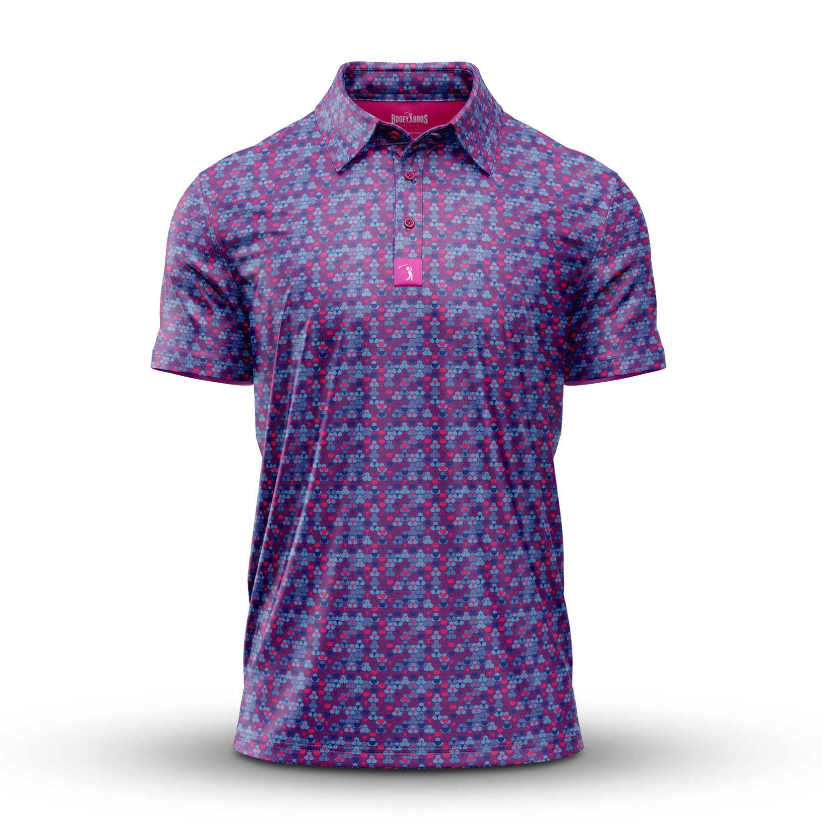 Funny Golf Polo Shirts – 4 Way Stretch Men’s Golf Shirts Short Sleeve, Golf Polos for Men with UPF 50 Protection