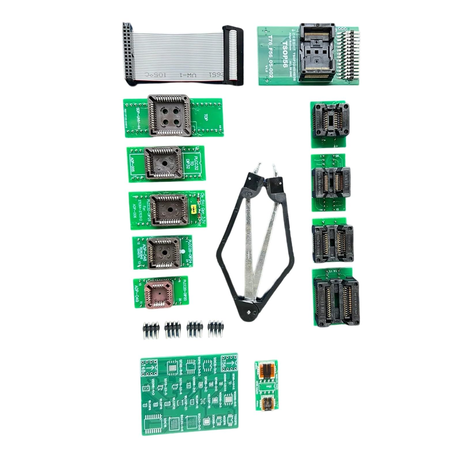 TSOPs Chip Adapter Ensemble per T76 Programmatore per Embeddeds Sistemi Sviluppatori Adattatore di Installazione Facile