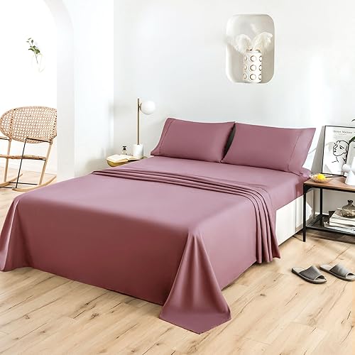 Miniatura 4 de Mohap - Juego de sábanas de microfibra cepillada, ropa de cama suave de lujo, resistente a la decoloración