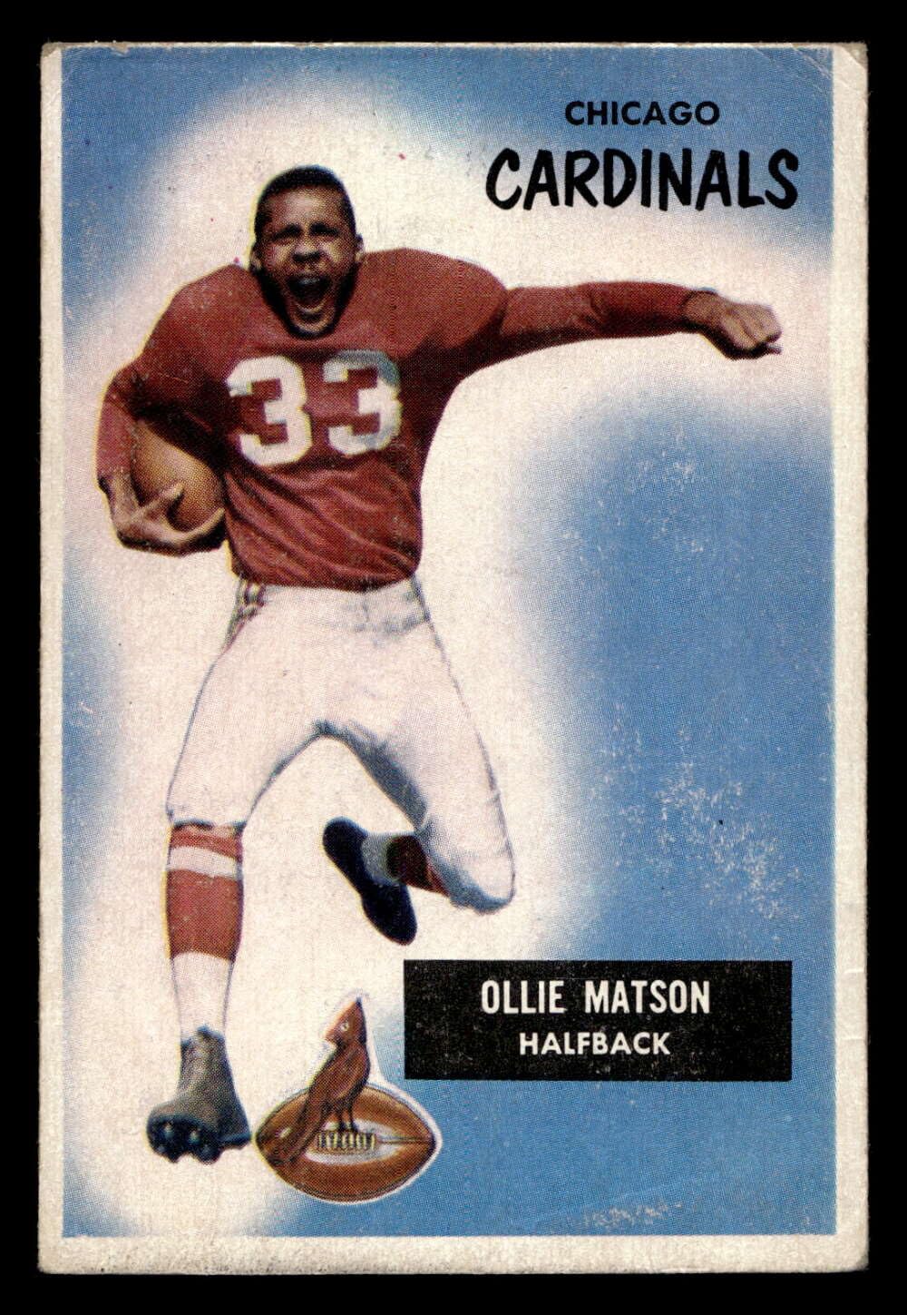 1955 Bowman #25 Ollie Matson G-VG