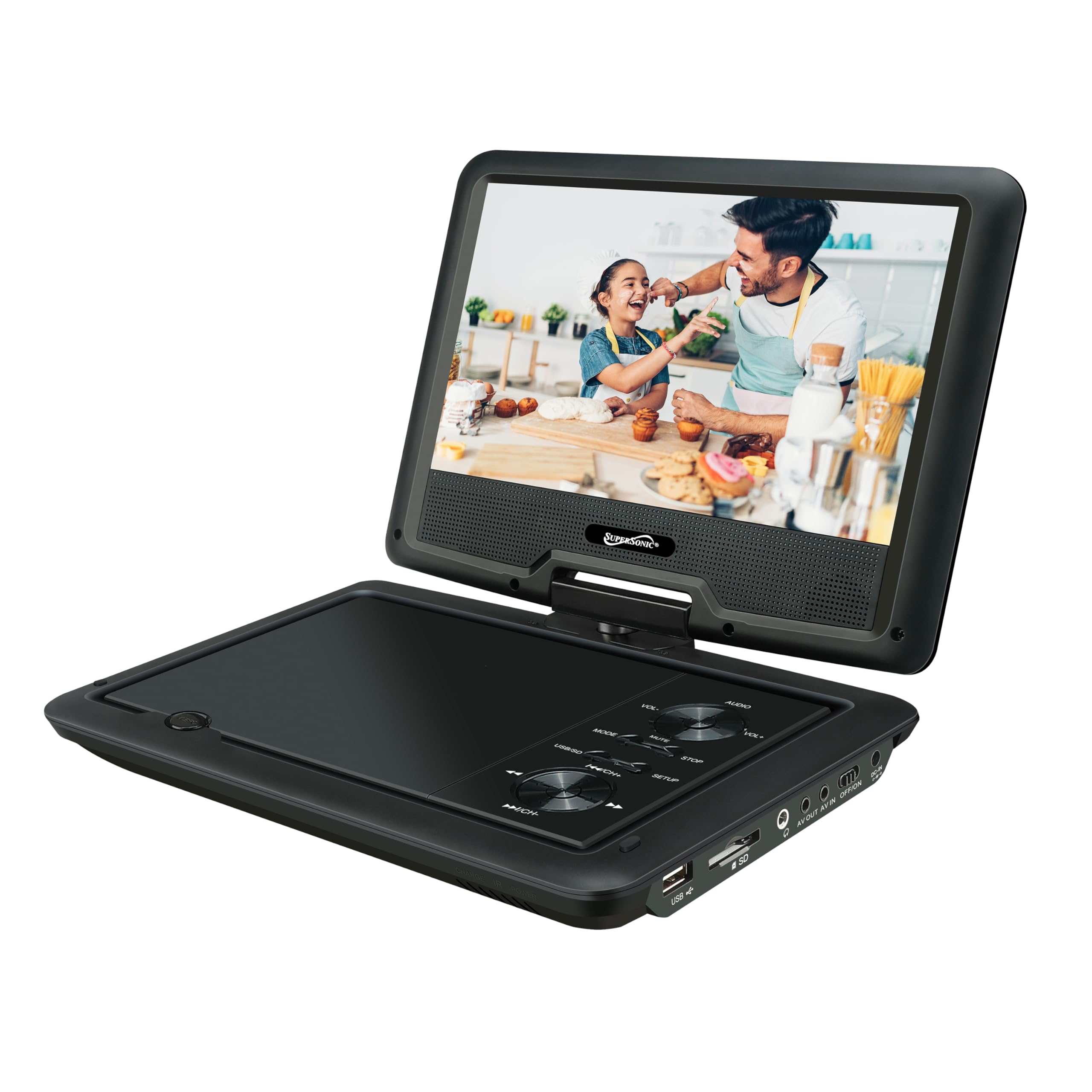 Amazon.com: Supersonic SC-259A 9-inch DVD Player LCD Swivel