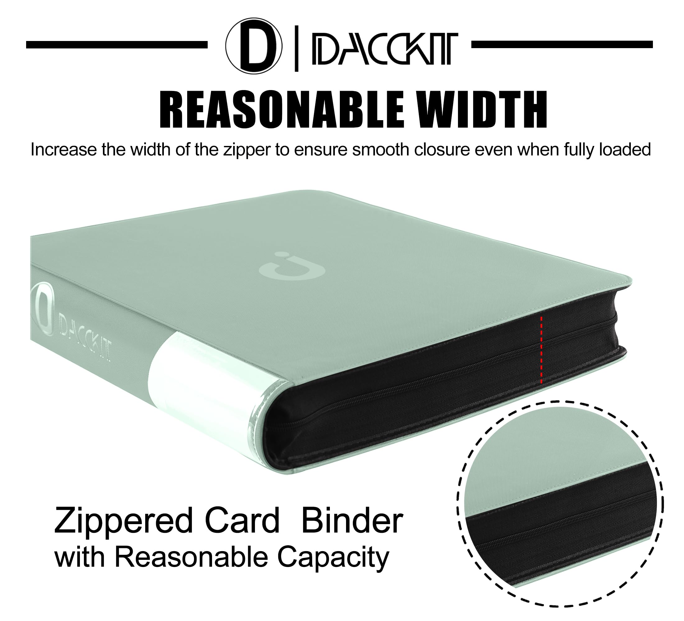 Carpeta de tarjetas premium con 20 bolsillos, se adapta a 2000 tarjetas, álbum de tarjetas sin anillo de 5 x 4 con fundas compatible con tarjetas comerciales y deportivas (modelo A, verde Asakusa)