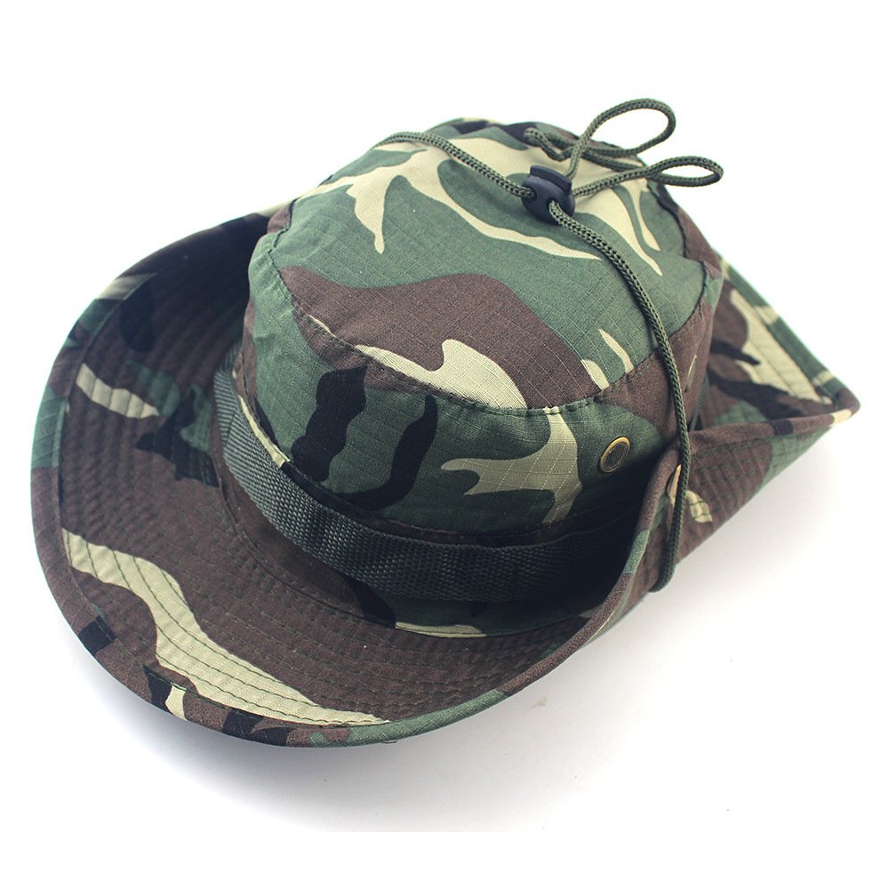 Xelue FF Unisex Cotton Quick-Dry Foldable Lightweight Breathable Wide Brim UPF 50+ Sun Protective Boonie Fishing Bucket Hunting Hat