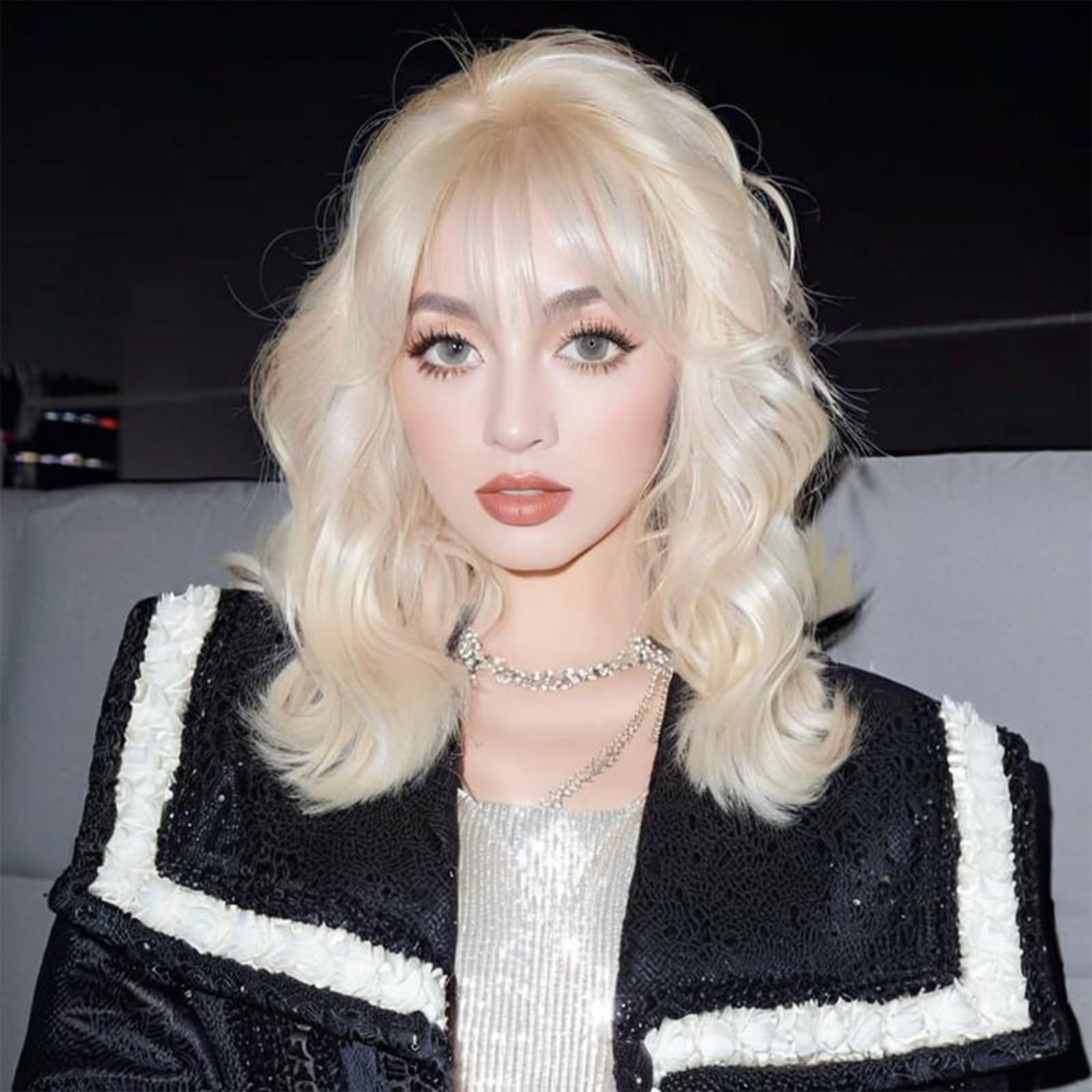 FOSDICK Blonde Wigs for Women Girls 45cm Short Blonde Wig - Image 2