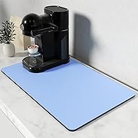 Vista 66 de Rnivvi Tapete de café, de 16 x 24 pulgadas, tapetes para barra de café para accesorios y organizador de estación de máquina de espresso, almohadilla