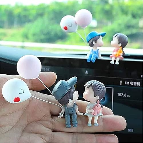 Miniatura 2 de Lindos adornos para pareja, lindo adorno interior de automóvil para parejas, decoración de automóvil, lindas parejas de dibujos animados, accesorios