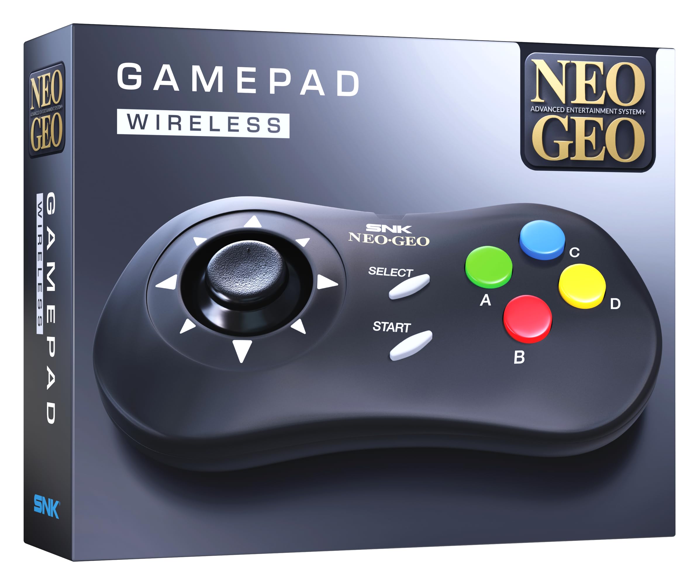 Amazon.co.jp: NEOGEO AES+ ワイヤレスゲームパッド(ブラック) : ゲーム