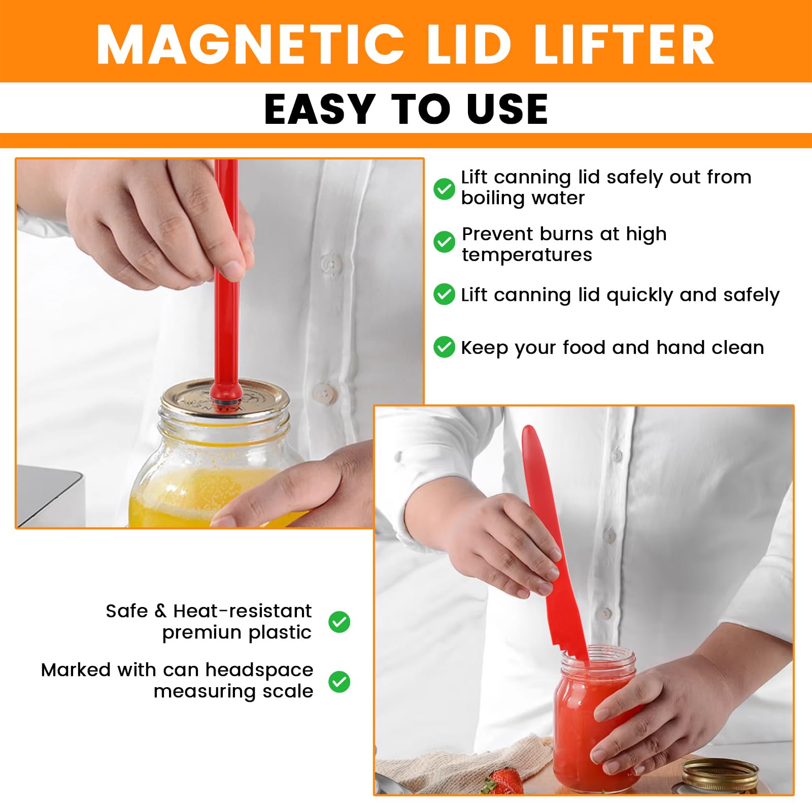 Aazon.co: Uxcell 4 Pcs Canning Supplies, Canning Tool Kits Included...