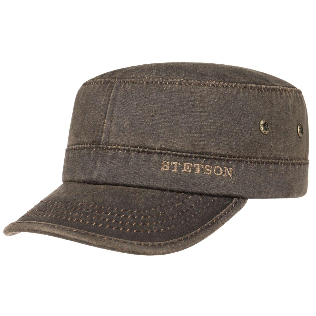 Stetson Datto Armycap Stoffcap Oilskin UV Schutz 40 Herren Sommer Winter
