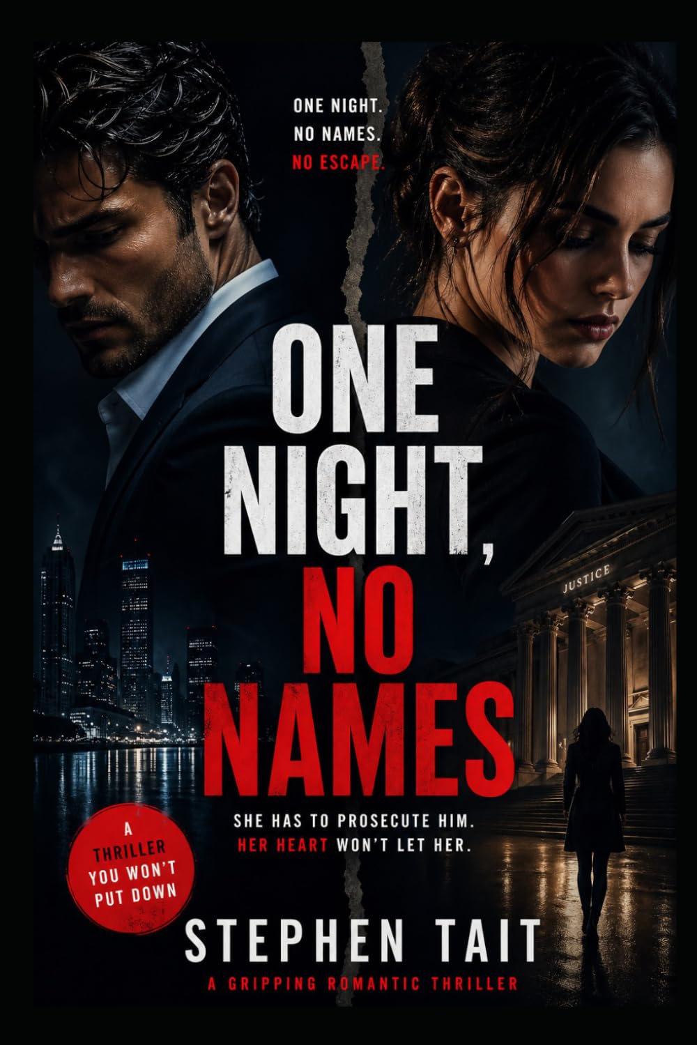One Night, No Names: A Thrilling Novel (Stephen Tait's Psychological Thrillers)